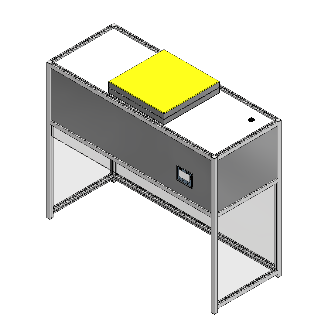 Modèle de table à flux laminaire, type : Silent/Touch