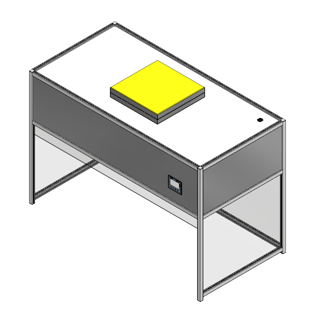 Modèle de table à flux laminaire, type : Silent/Touch