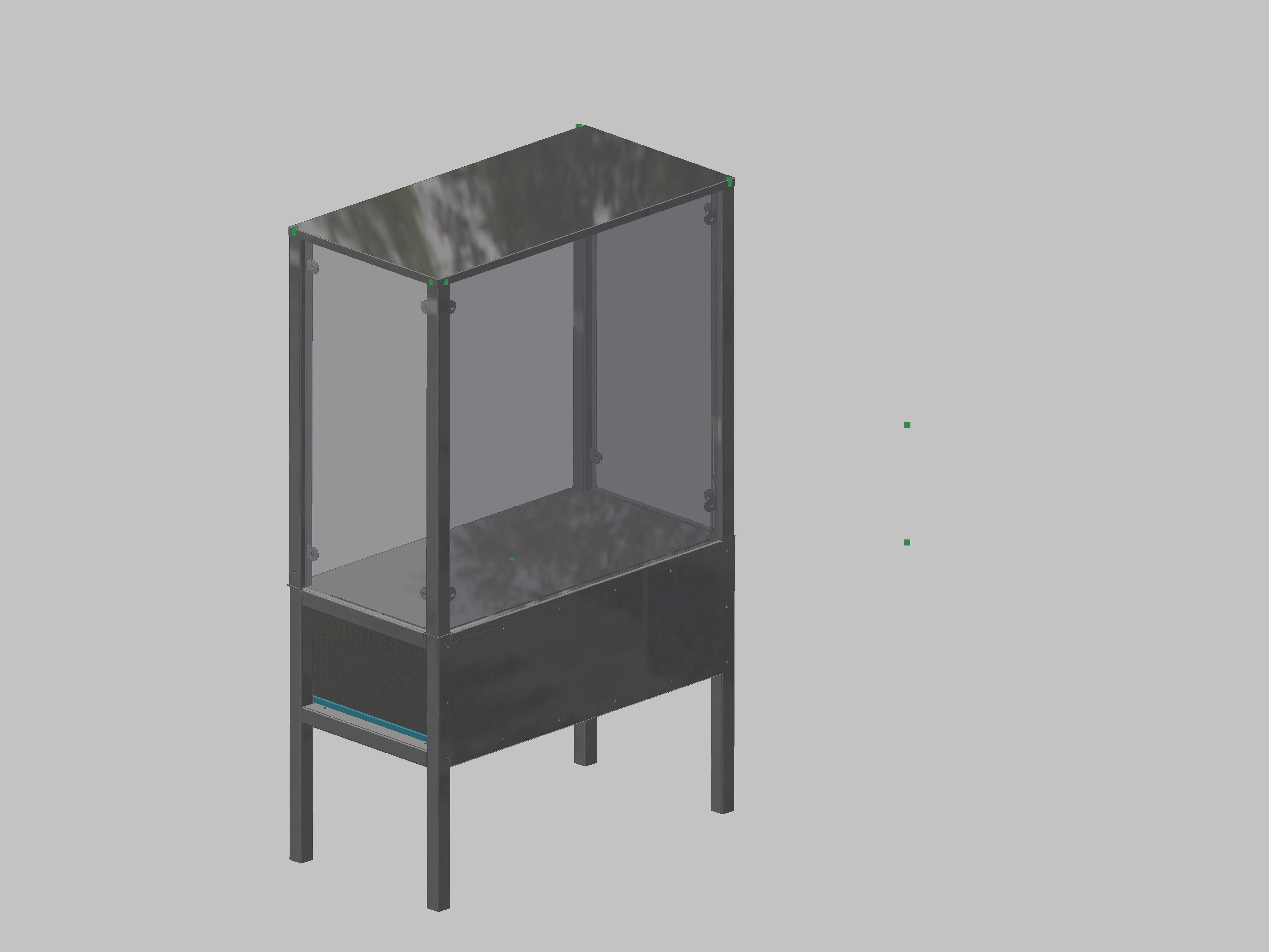 Cadre de plancher d'extraction d'émissions