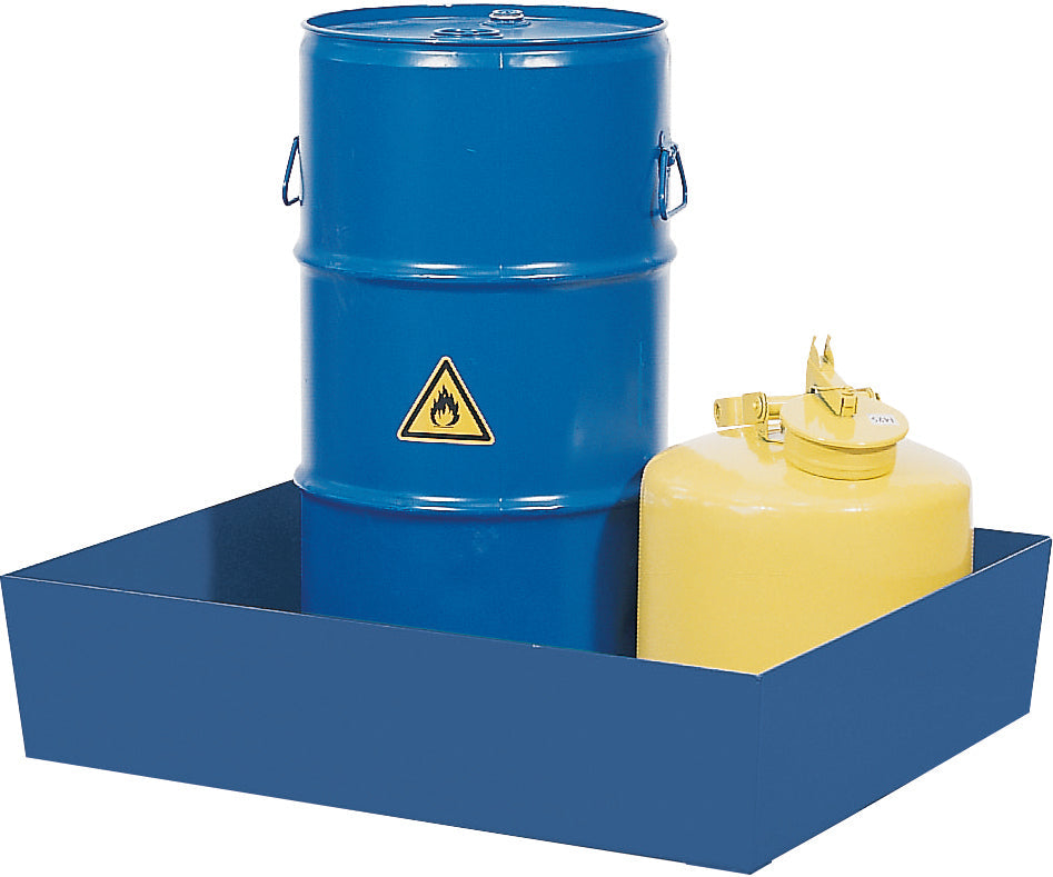 Sump pallet steel without grid 635x785x178, steel powder-coated smooth