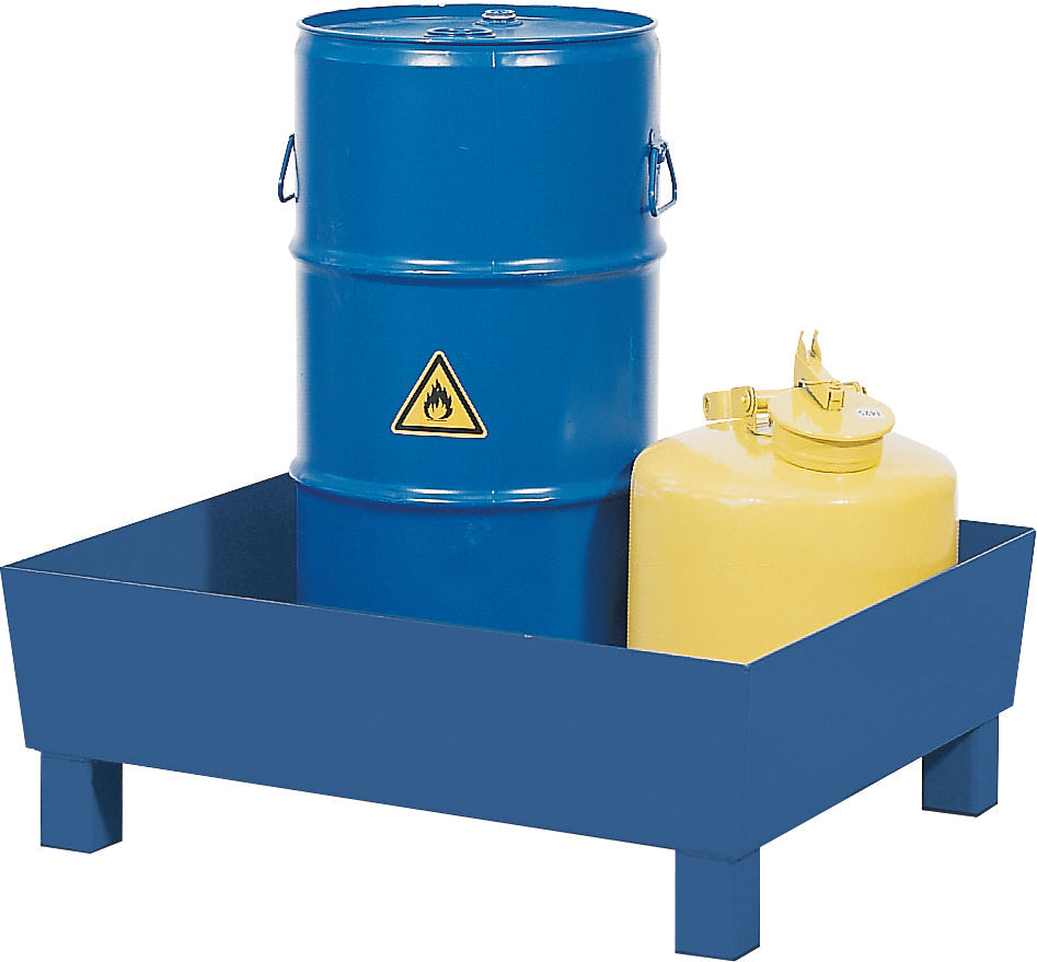 Sump pallet steel without grid 635x785x268, steel painted