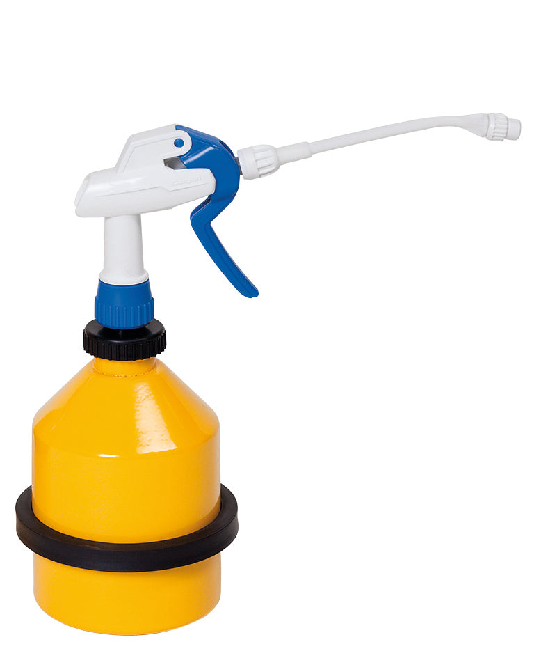 Sprühkanne 1 l, Stahl gelb lackiert, Stahlblech verzinkt und pulverbeschichtet