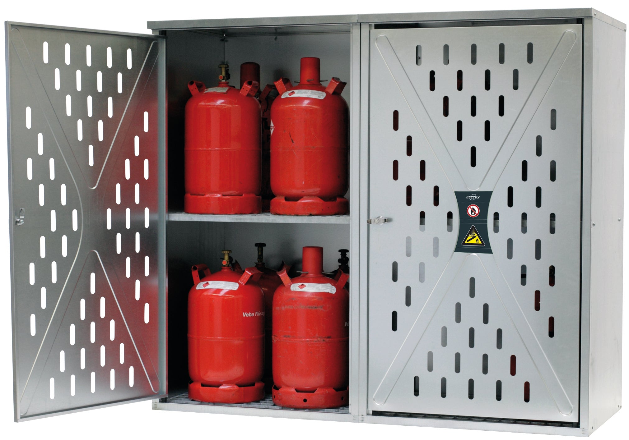 propane gas cabinet G-PG model GPG.150.168.P, sheet steel galvanized
