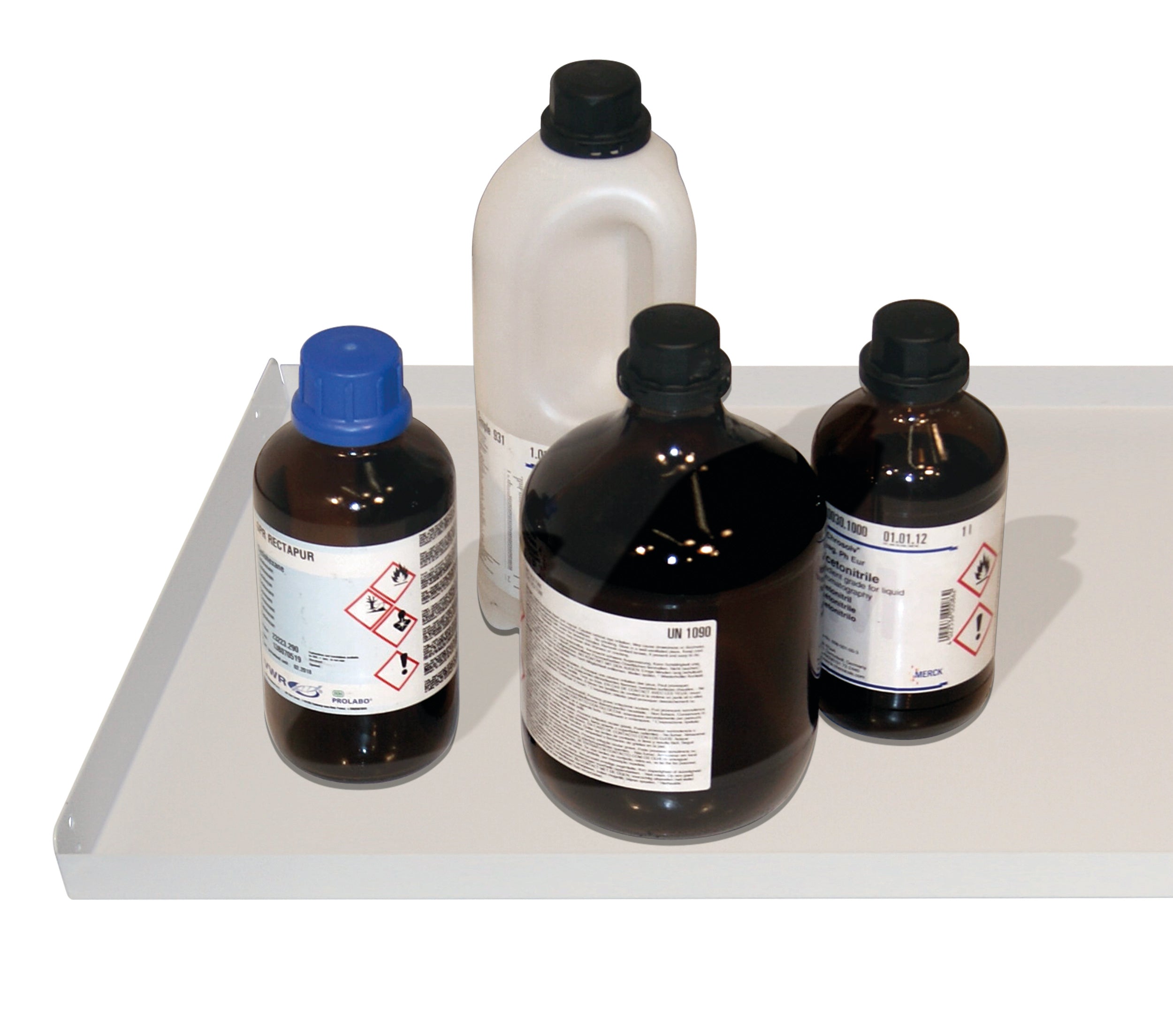 Étagère standard pour modèle(s): G30 avec une largeur de 1200 mm, tôle d'acier revêtement par poudre lisse