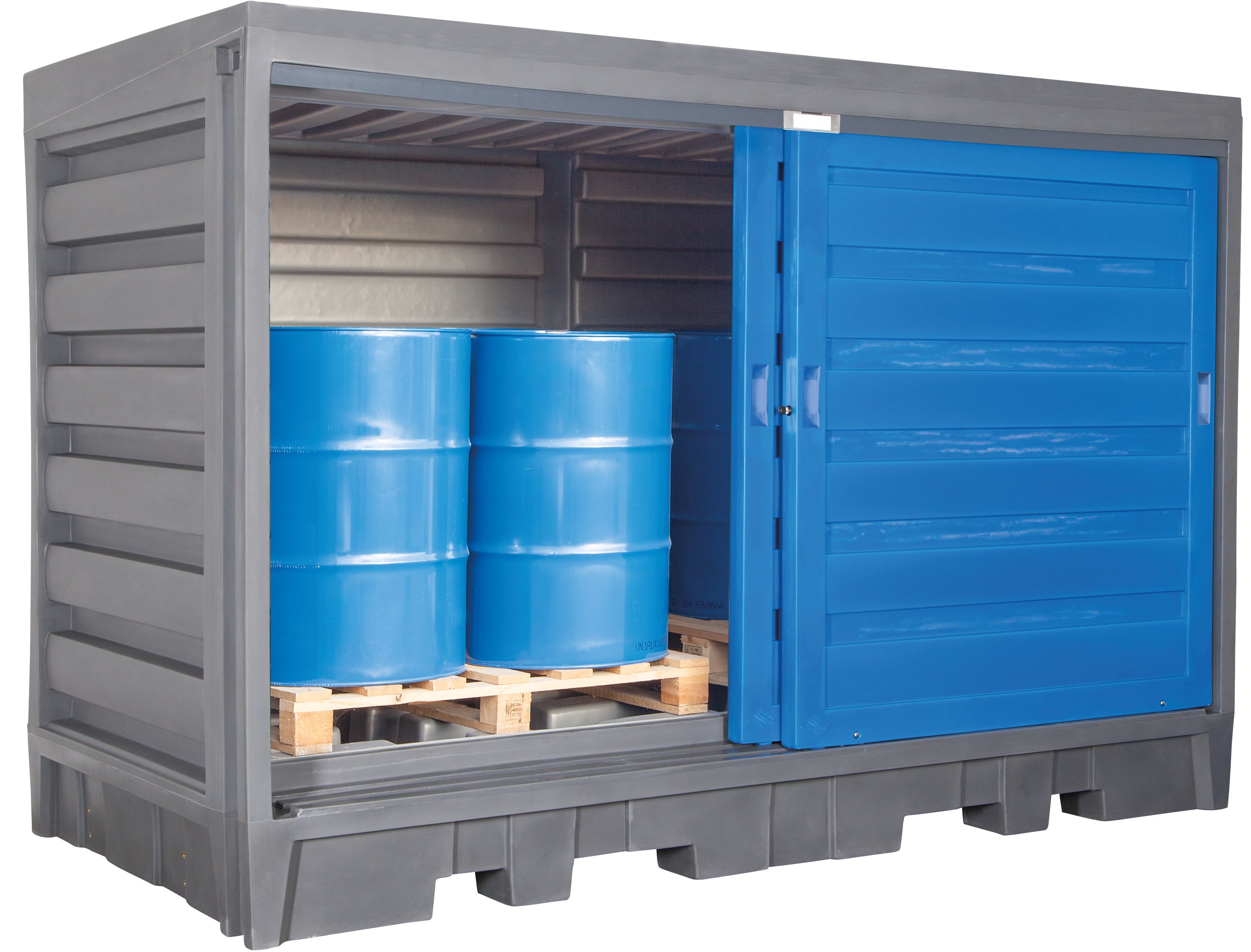 Depot unterfahrbar PE ohne Gitterrost 3200x1740x2170, Polyethylen