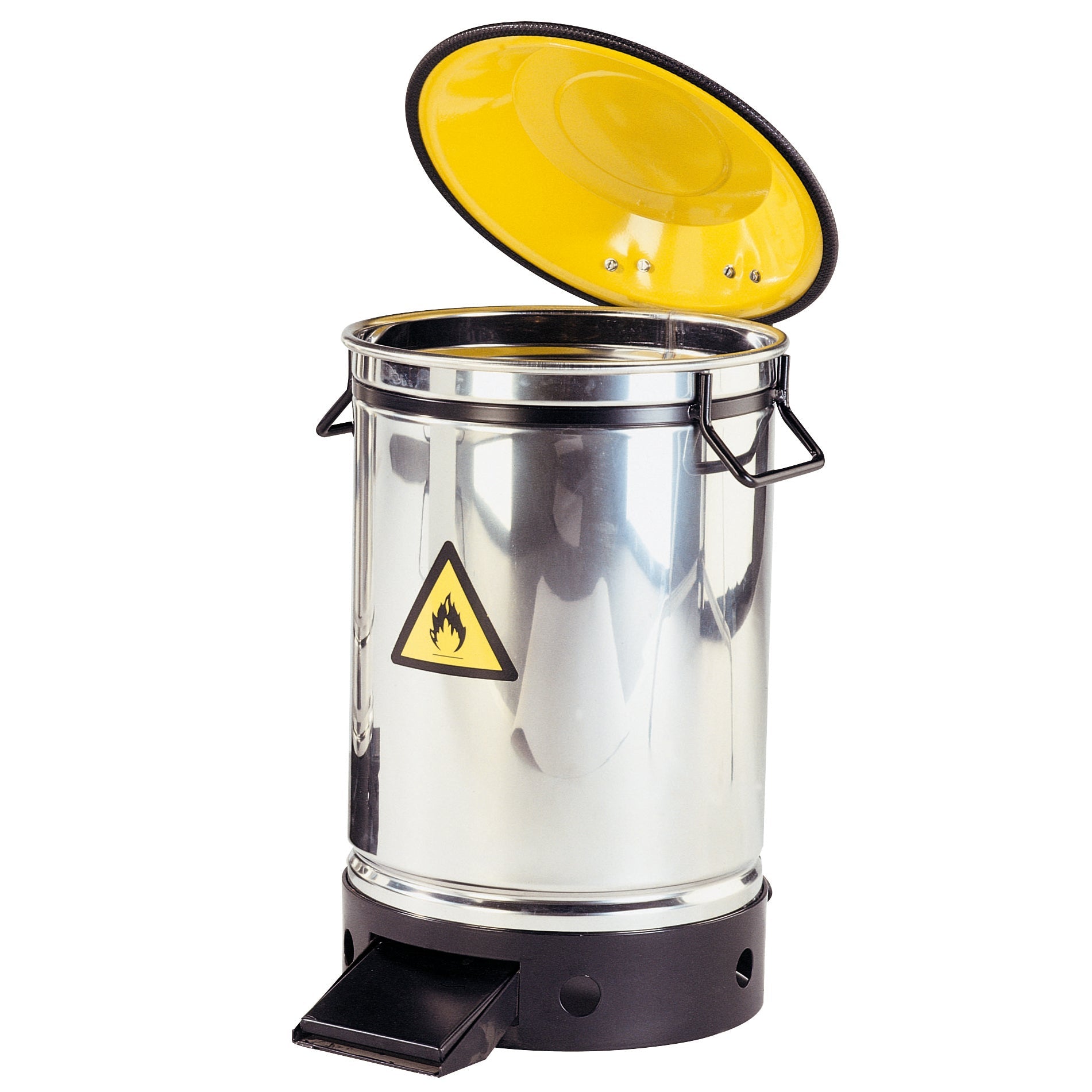 Disposal bin st.steel 1.4301, 20 L, stainless steel 1.431 polished