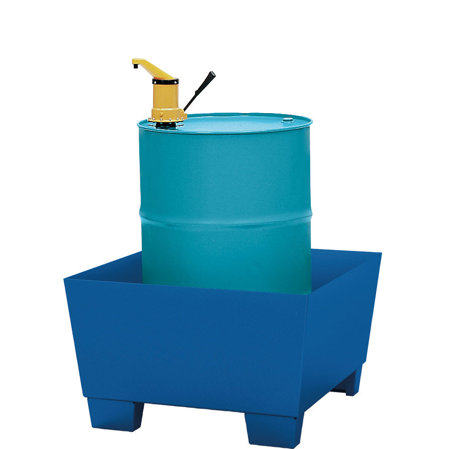 Sump pallet steel without grid 815x840x473, steel powder-coated smooth