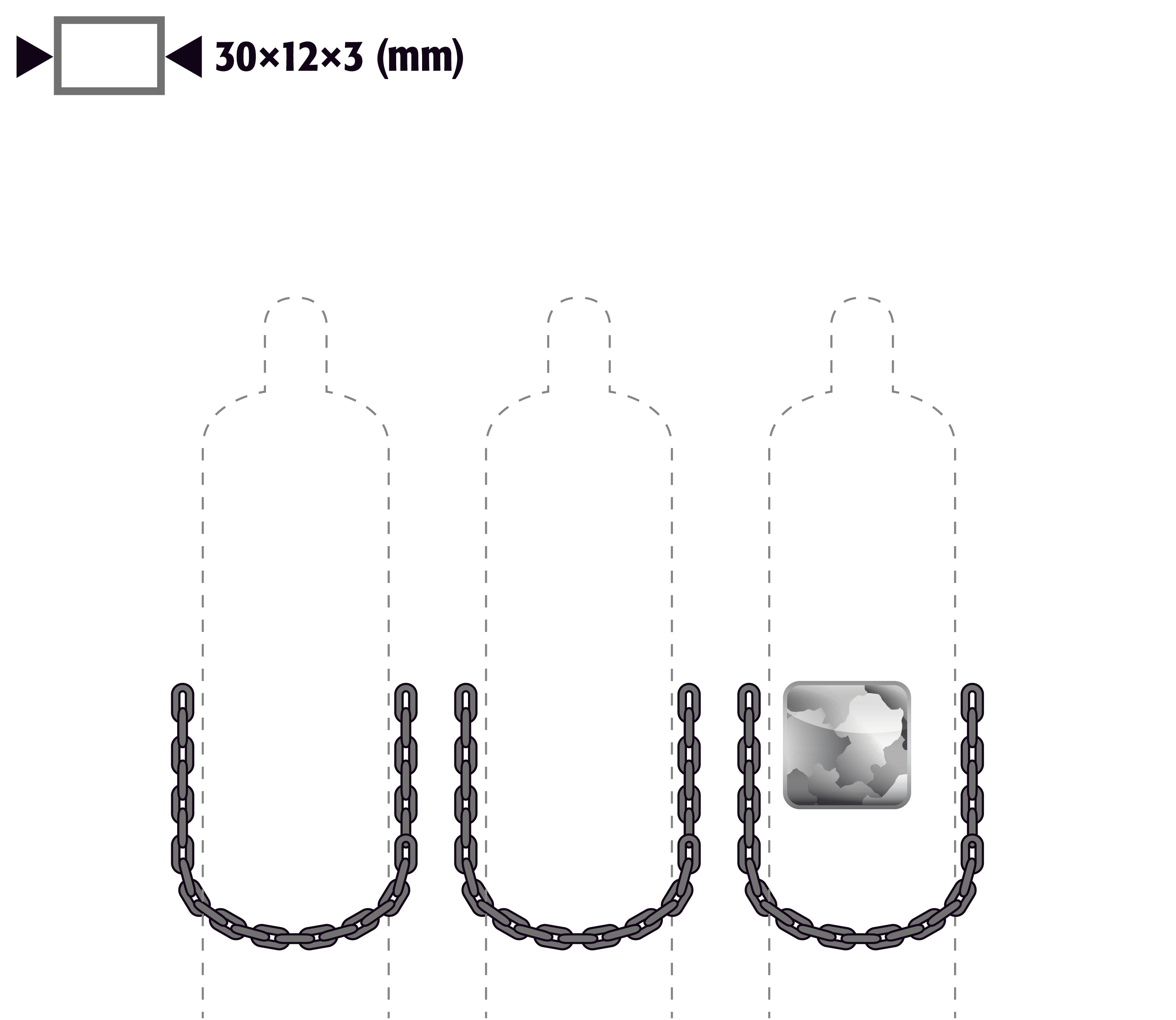 Verrou de chaîne au lieu du verrou de sangle pour modèle(s): G90 avec une largeur de 900 mm, acier galvanisé