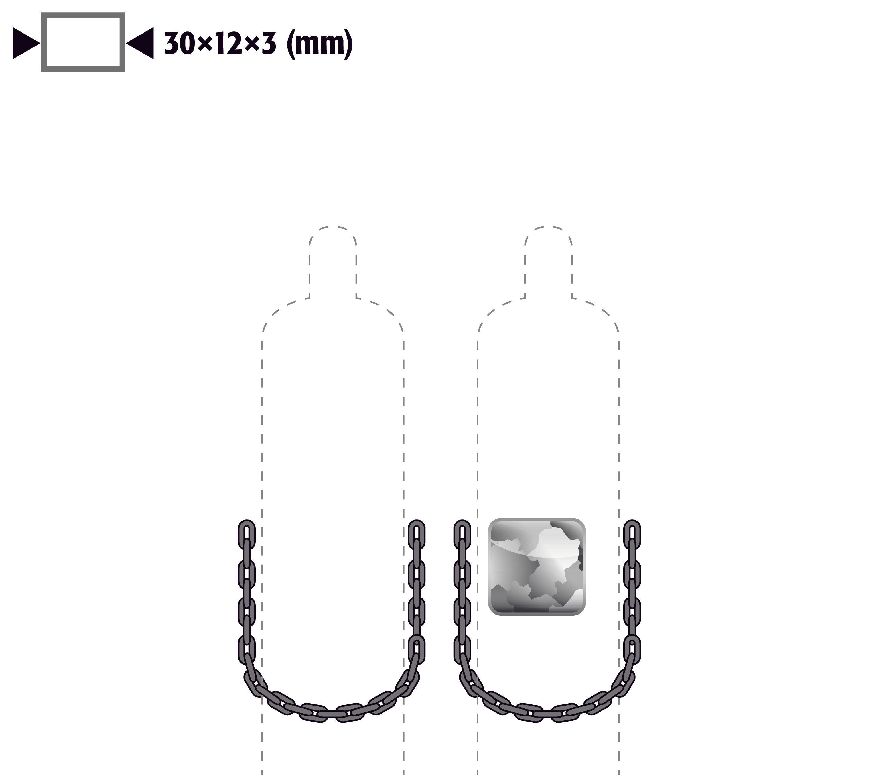 Verrou de chaîne au lieu du verrou de sangle pour modèle(s): G90 avec une largeur de 600 mm, acier galvanisé
