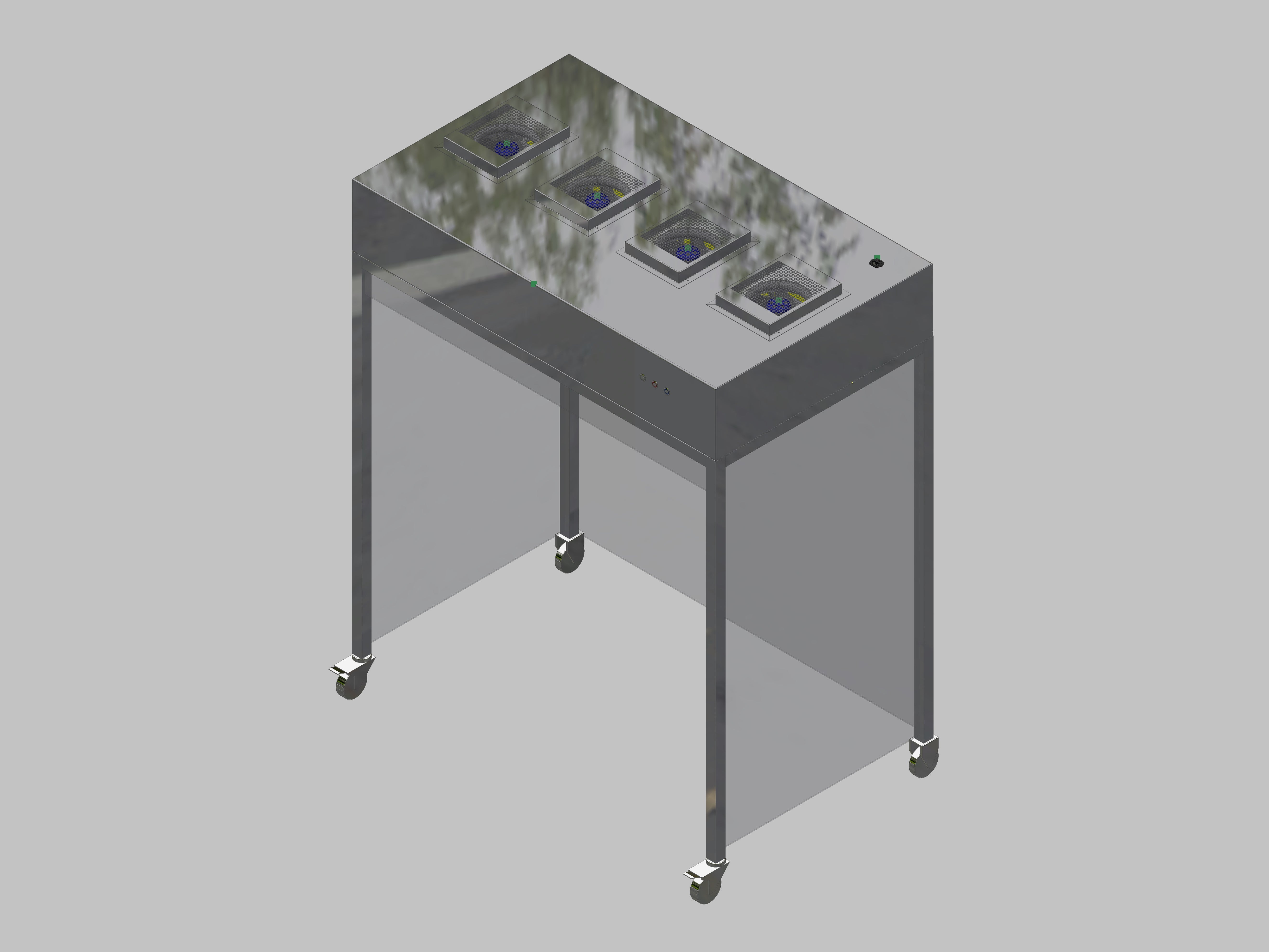 Laminarflow floor model mobile, type: standard/budget