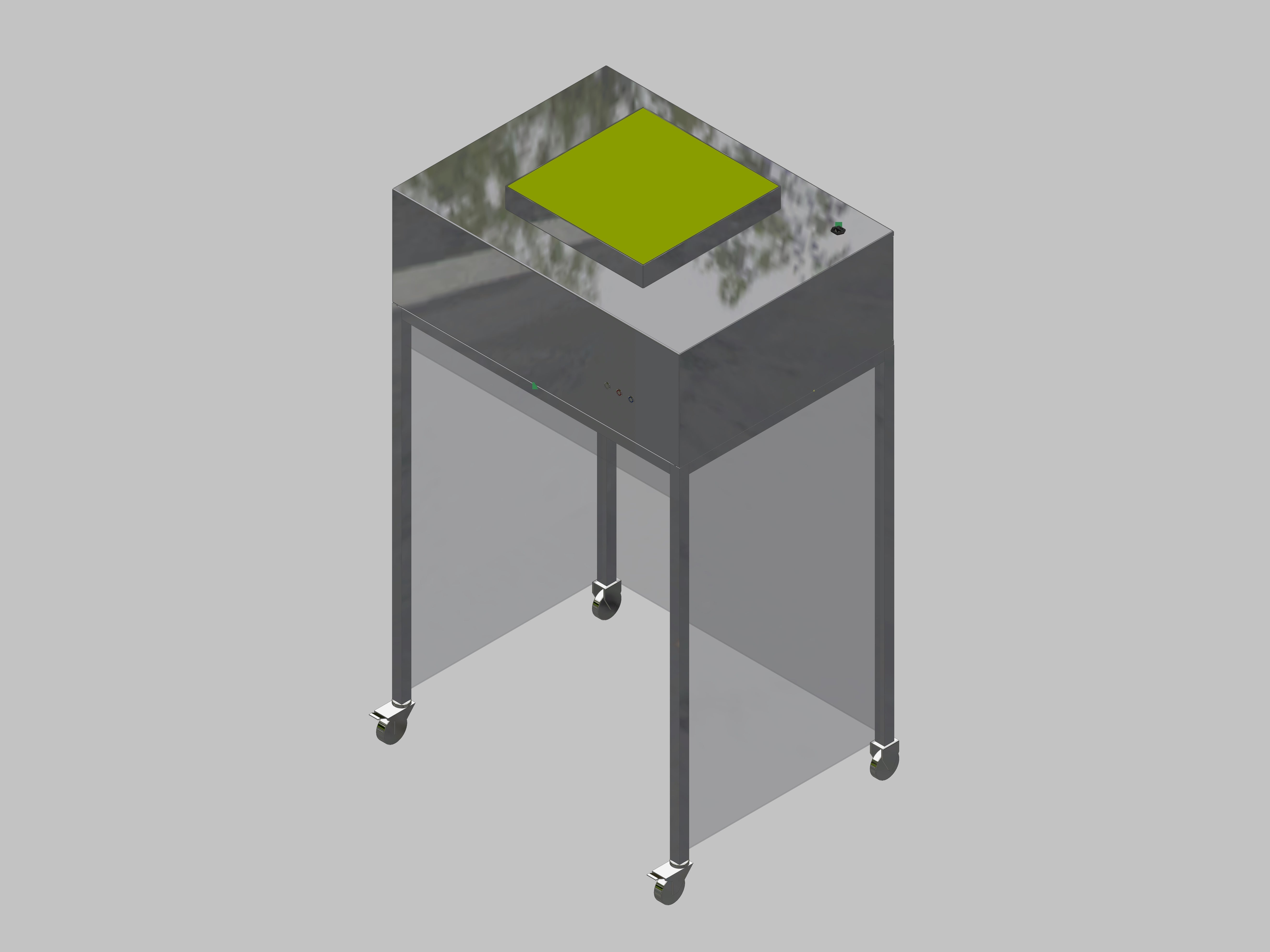 Laminarflow floor model, mobile, type: Silent/Budget