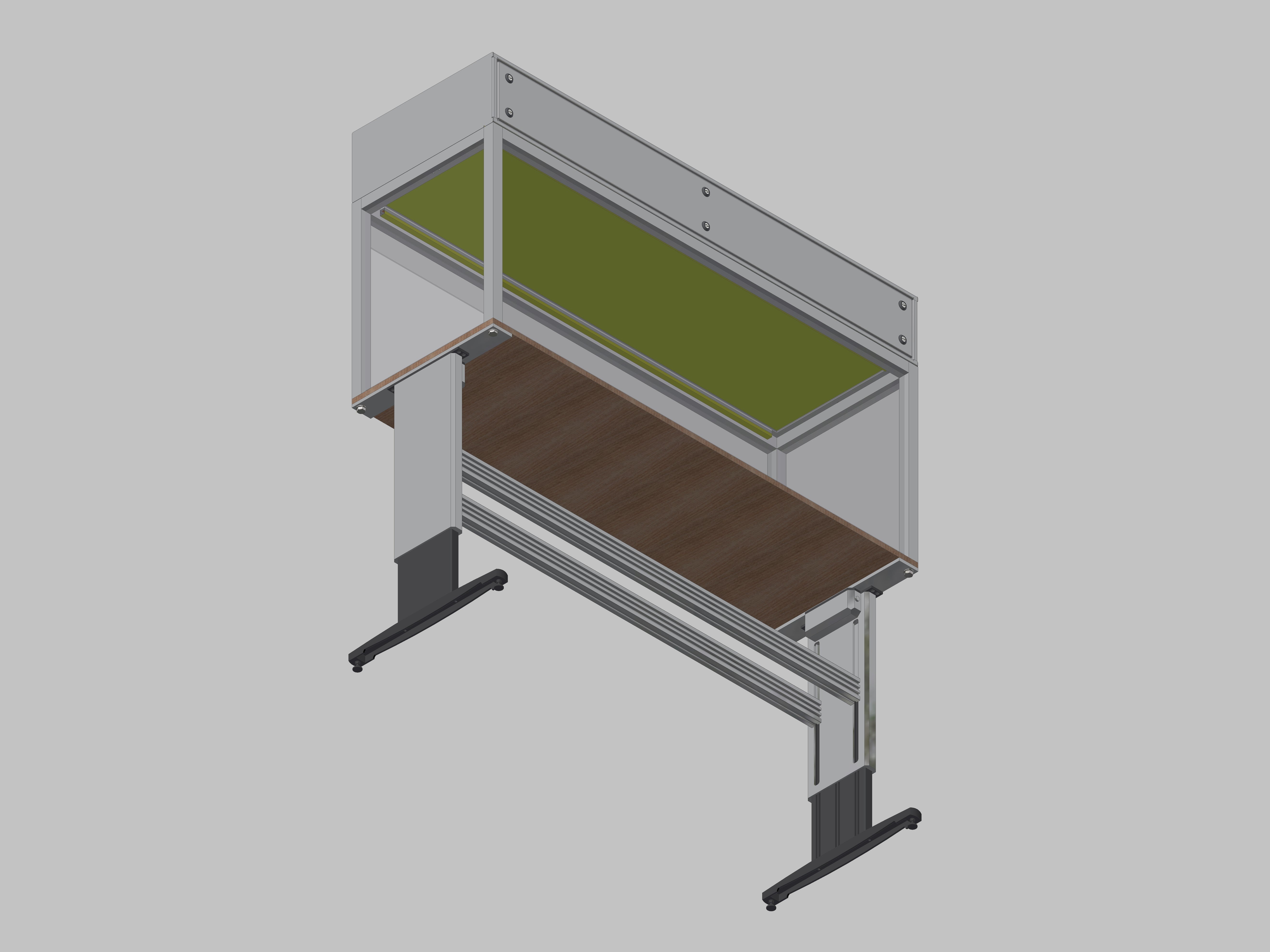 Laminarflow table model height adjustable, type: standard/budget