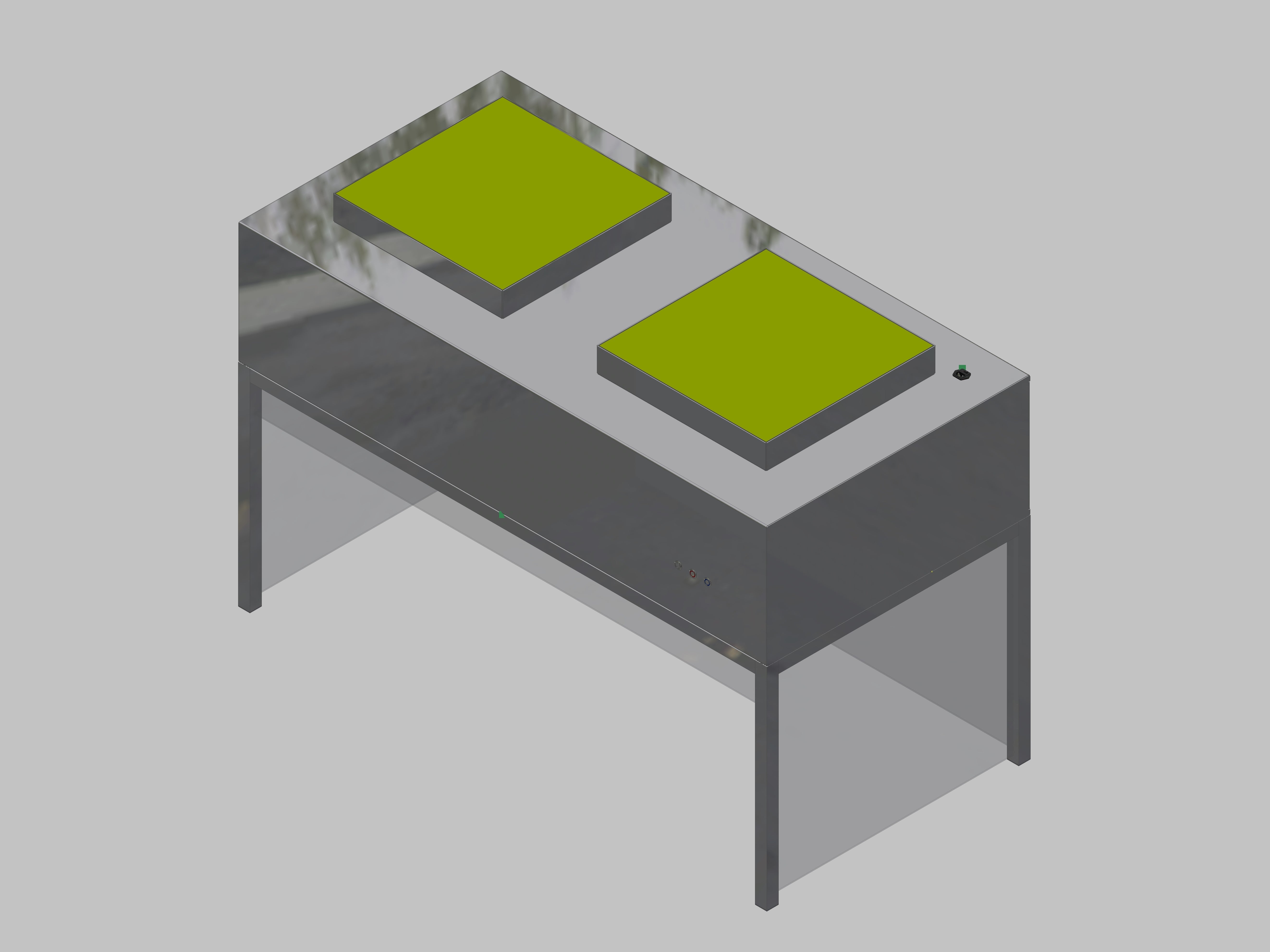 Modèle de table à flux laminaire, type : Silencieux/Budget