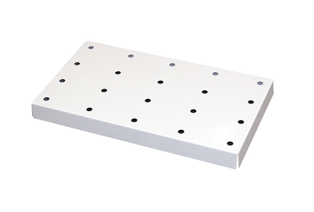 Perforated insert standard for model(s): Q90, S90, UB90 with width 890/1400 mm, sheet steel powder-coated smooth
