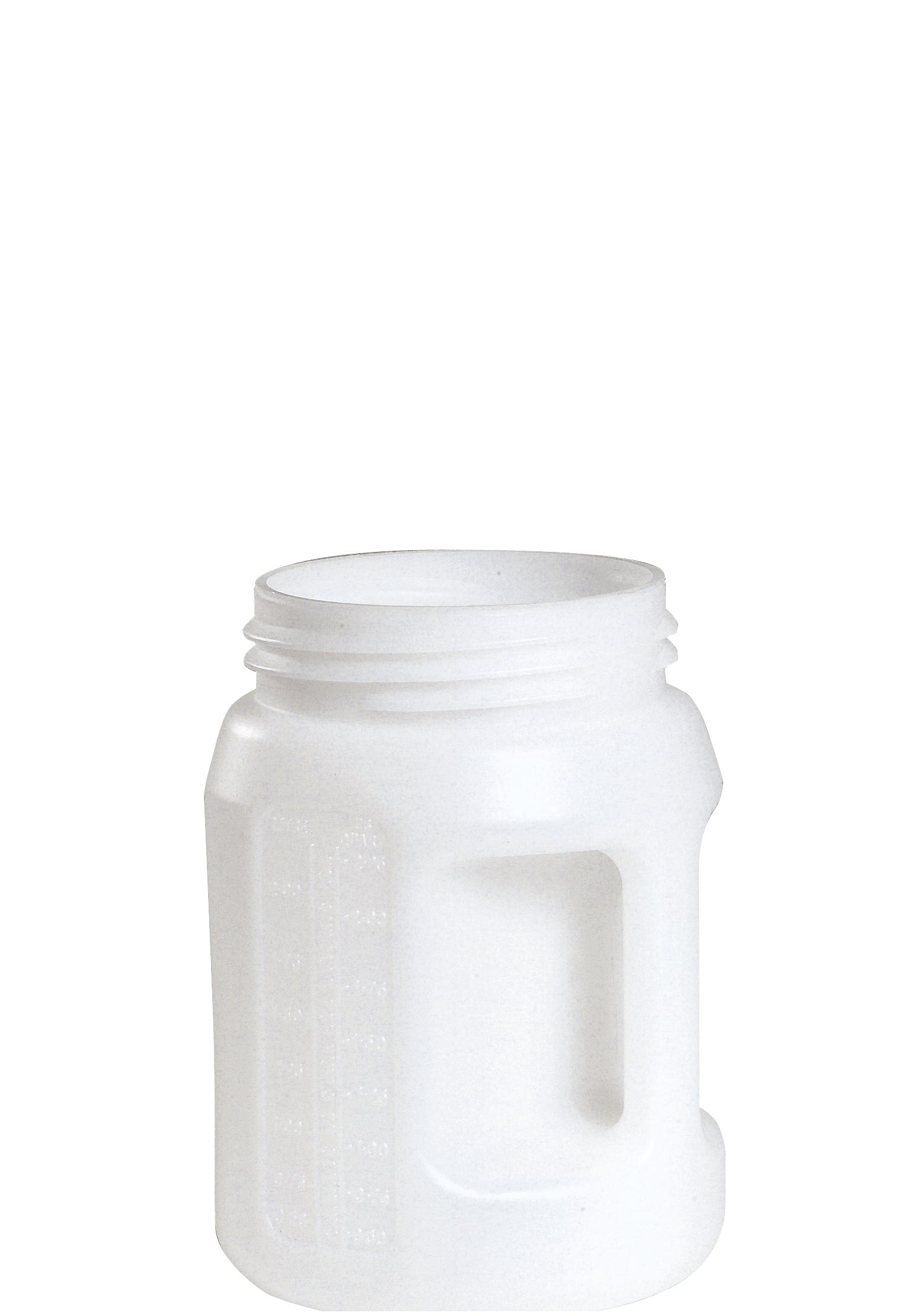 Bidon à huile blanc en polyéthylène (HDPE) 2 litres 165 x 220 mm, polyéthylène (high density)