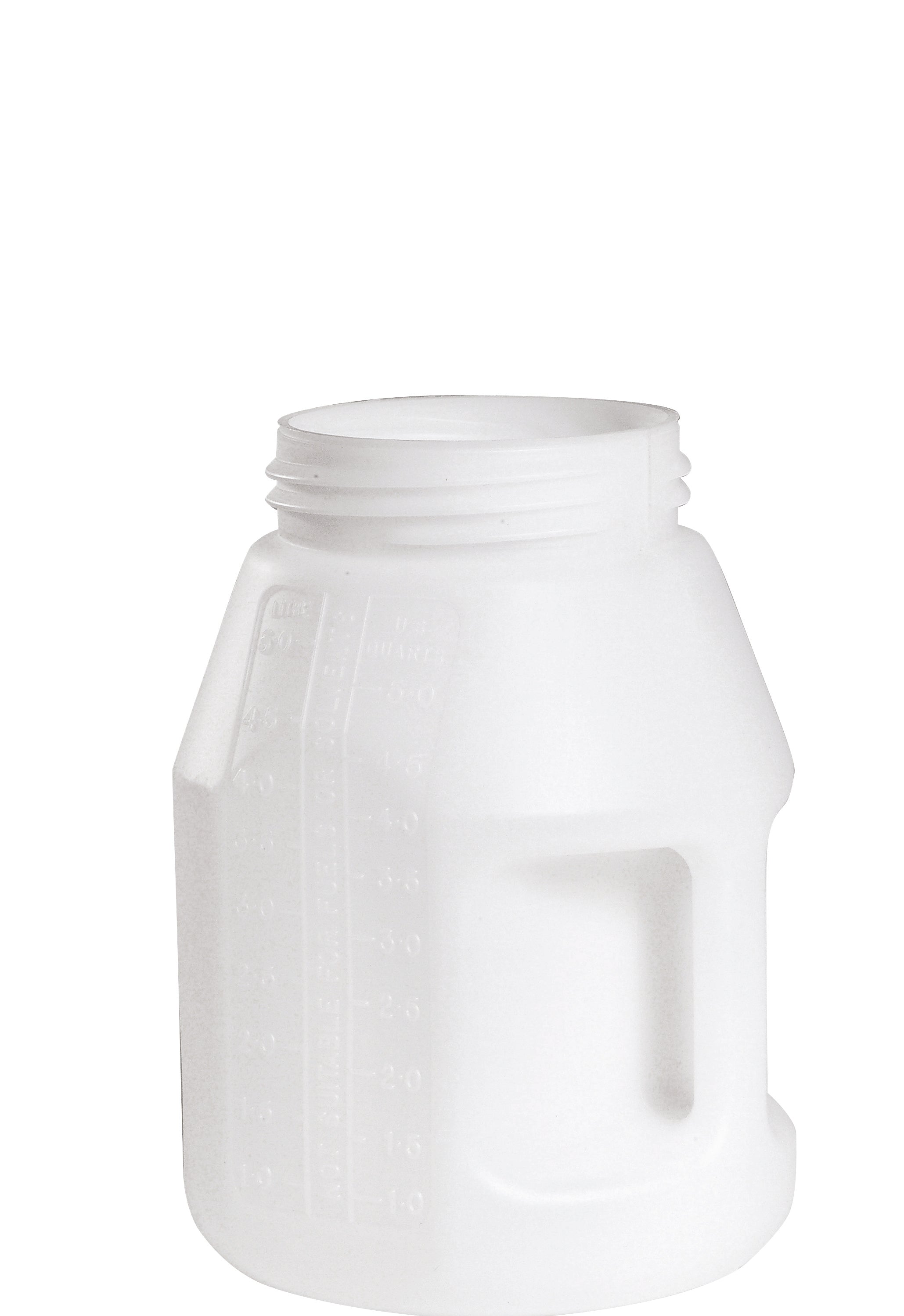 Oil can PE-HD white, 5 L 175 x 280 mm, polyethylen (high density)
