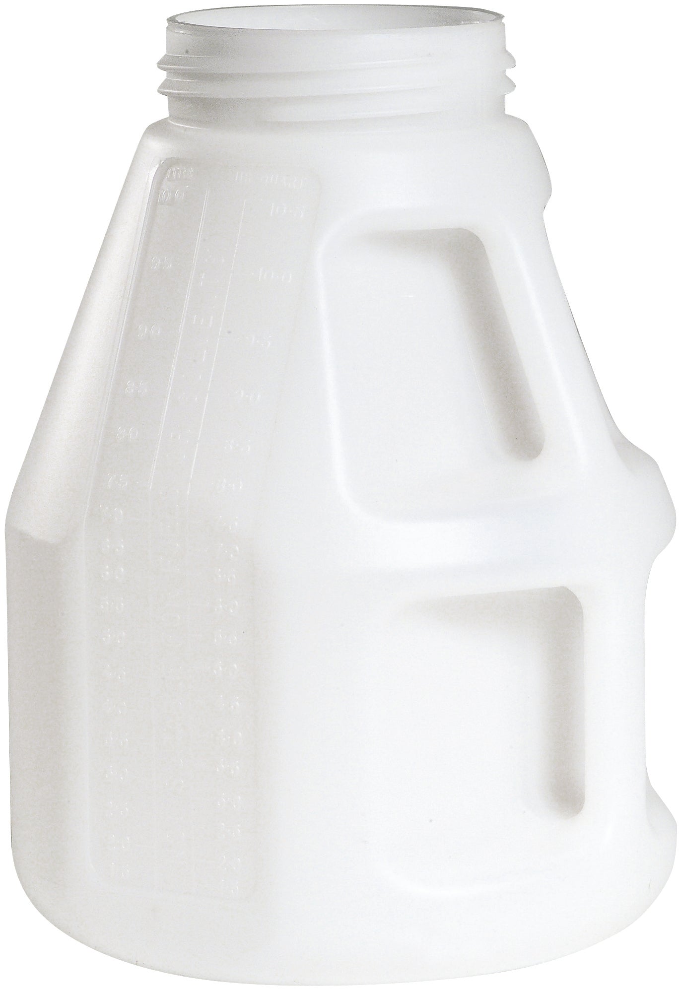 Oil can PE-HD white, 10 L 245 x 350 mm, polyethylen (high density)