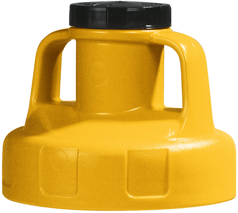 Couvercle tout usage HDPE, jaune pour bidon à huile, polyéthylène (high density)