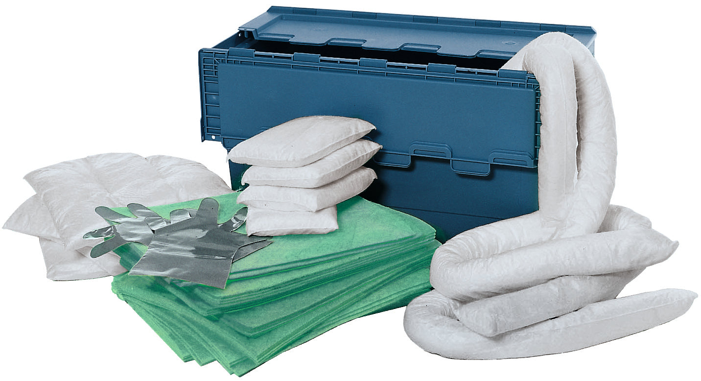 Universal sorbents mobile box 46l/unit 610 x 400 x 340 (W x D x H), polyethylen