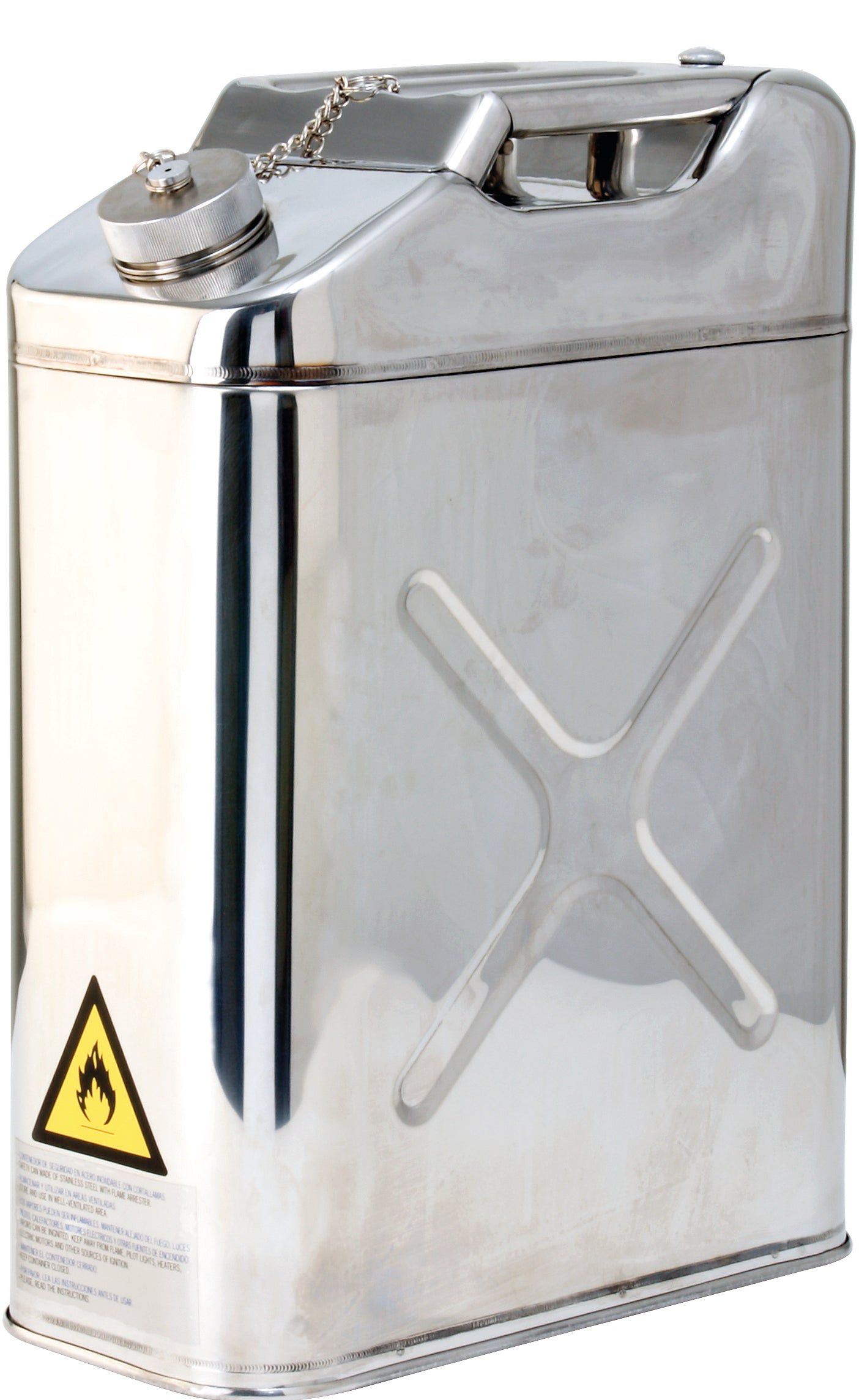 Transport canister st.steel 1.4301, 20 L, stainless steel 1.431 polished