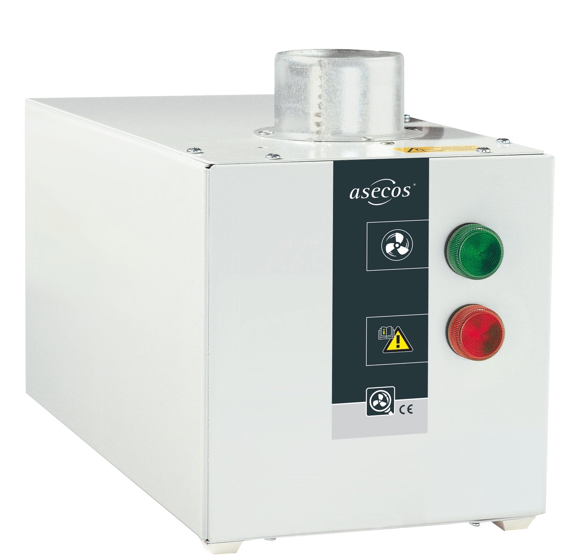 Ventilation attachment for larder units with exhaust air monitoring