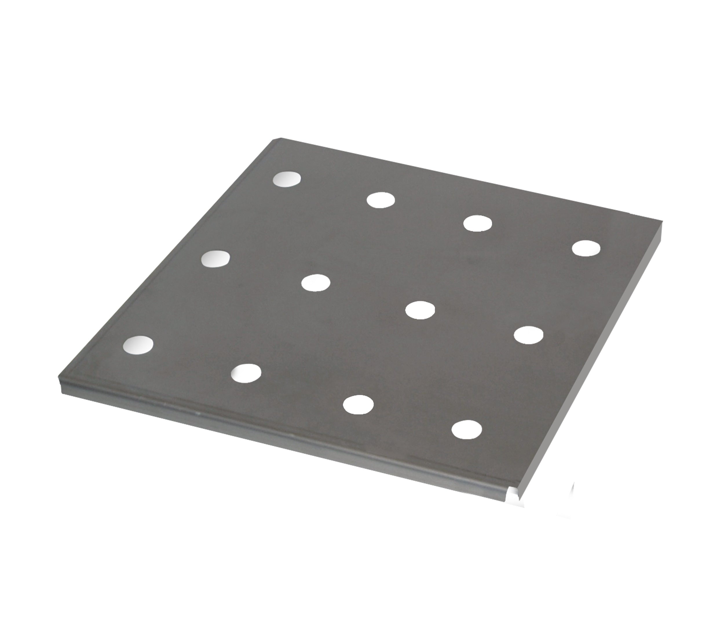 Perforated insert standard for 590 mm wide underbench cabinet for model(s): UB90 with width 590/1100 D=500 mm, stainless steel 1.416 raw