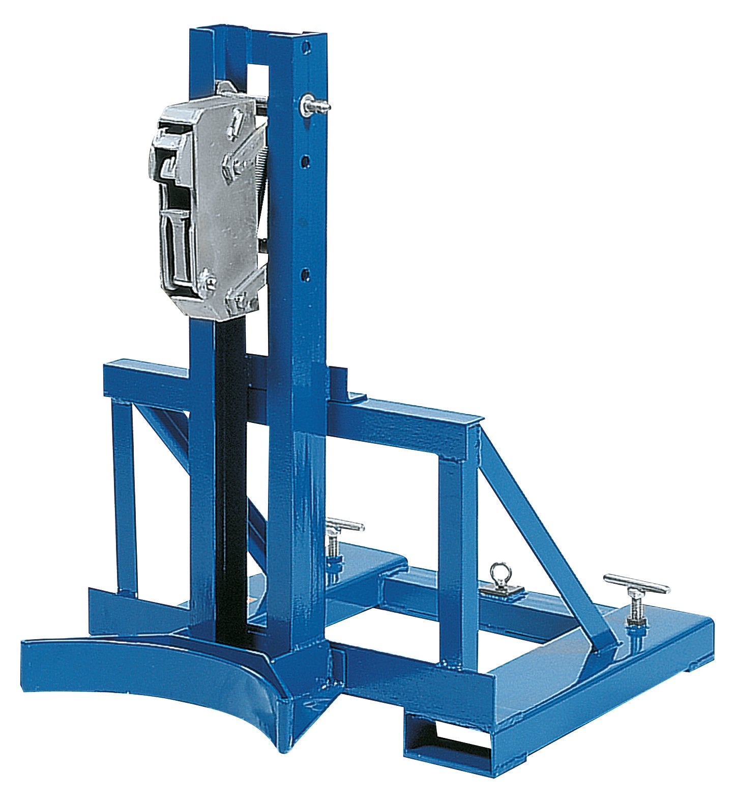 Barrel lifter for forklifts, powder-coated smooth steel