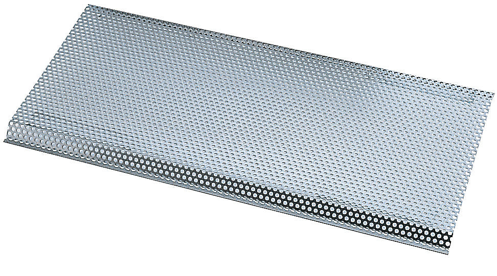 Base de tamisage adaptée dimensions: (L x B x H)600x311x17 mm, acier inoxydable 1.4301 poli