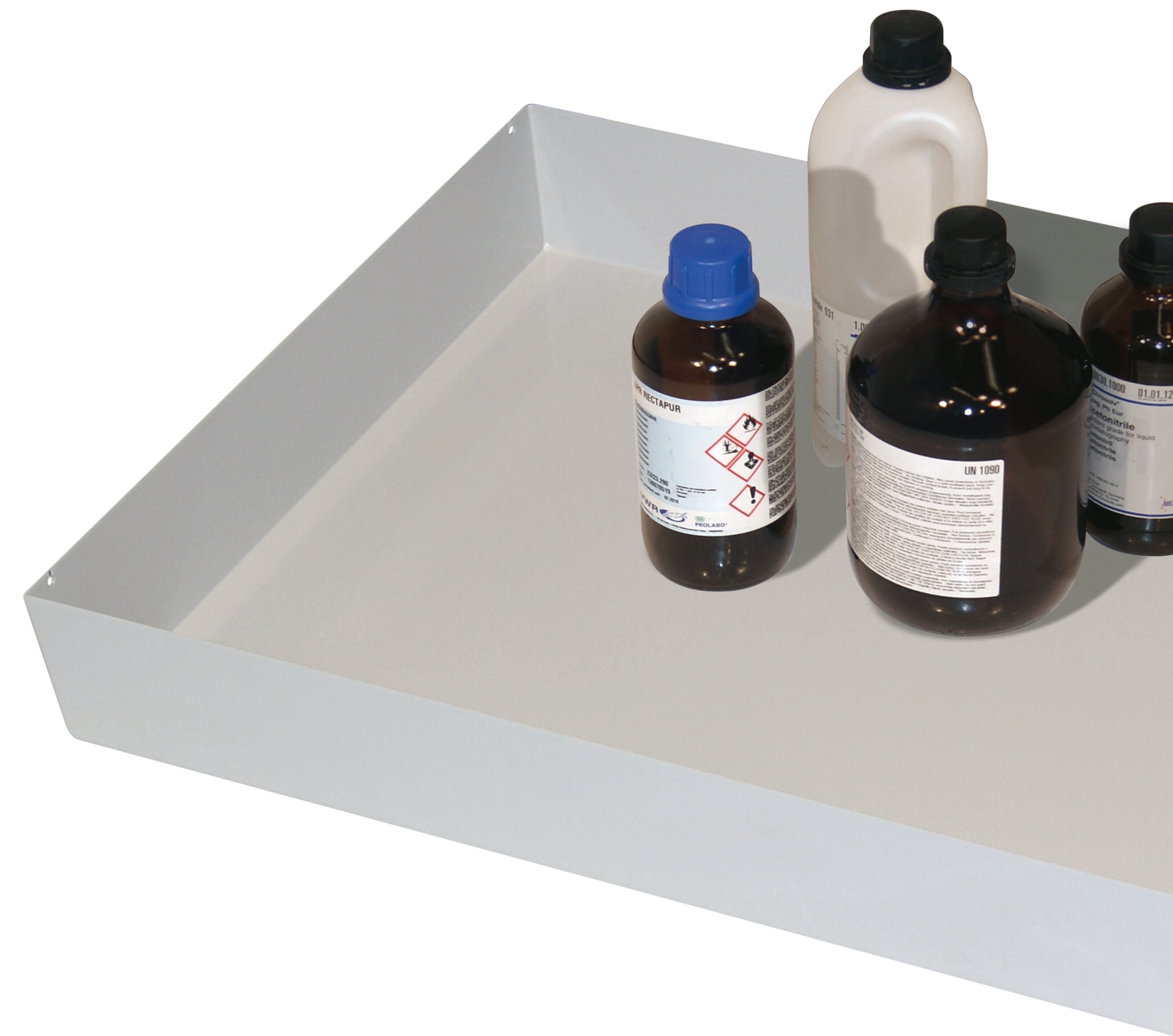 Tray shelf (standard) (capacity: 10.00 litres) for model(s): S30 with width 970 mm, sheet steel powder-coated smooth