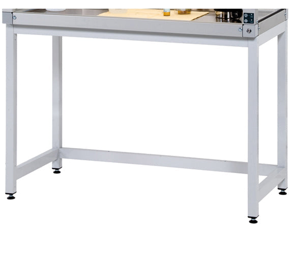 Support frame seated  steel lam.  RAL 7035 GAP  1800mm D=750/850mm, steel powder-coated smooth