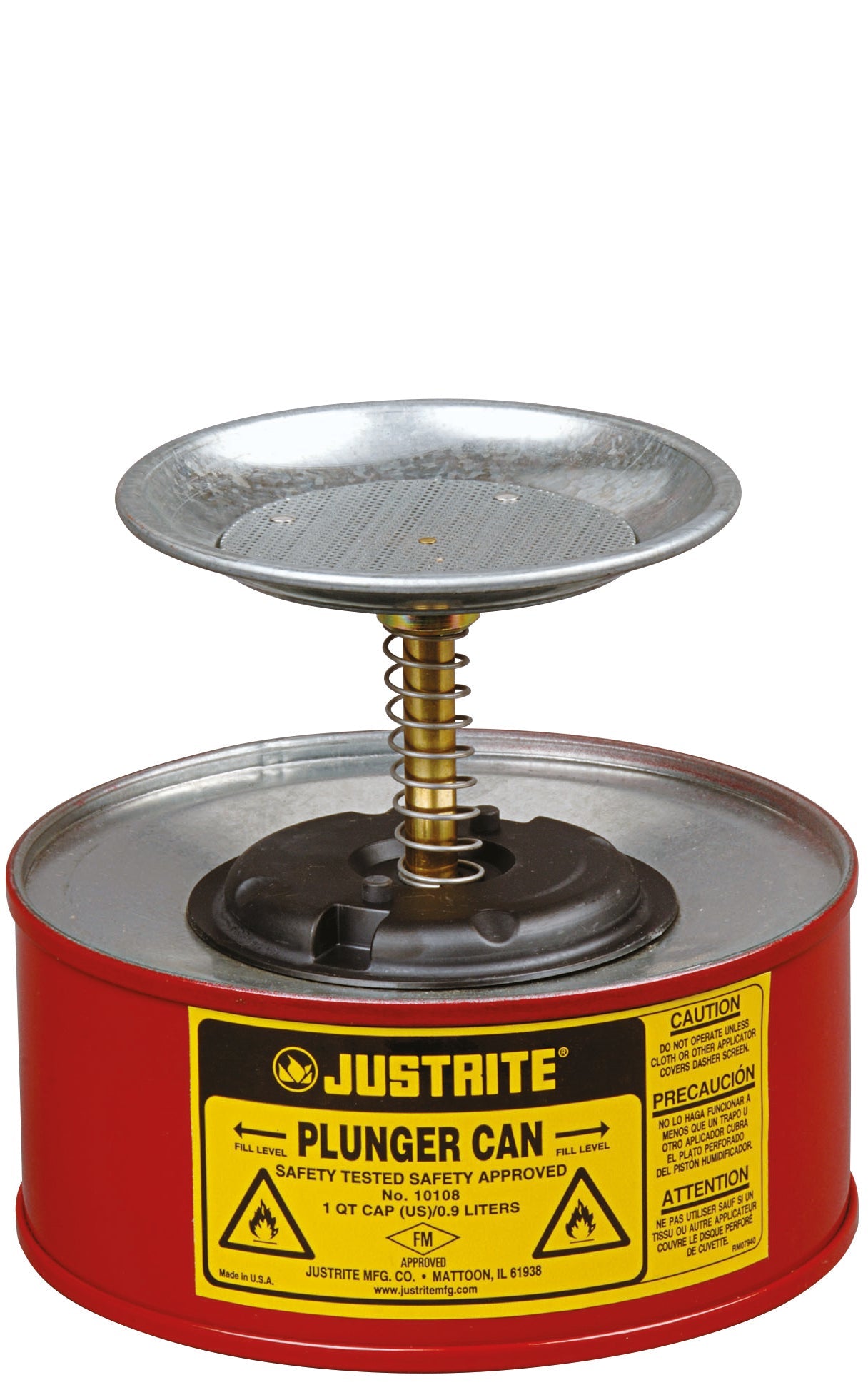 Sparanfeuchter Stahl pulverbeschichtet rot 1 Liter, Stahlblech verzinkt und pulverbeschichtet