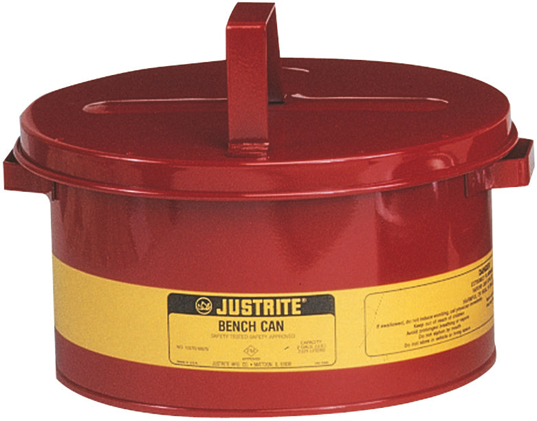 Kleinteilereiniger Stahlblech pulverbeschichtet Rot 8 Liter, Stahlblech verzinkt und pulverbeschichtet