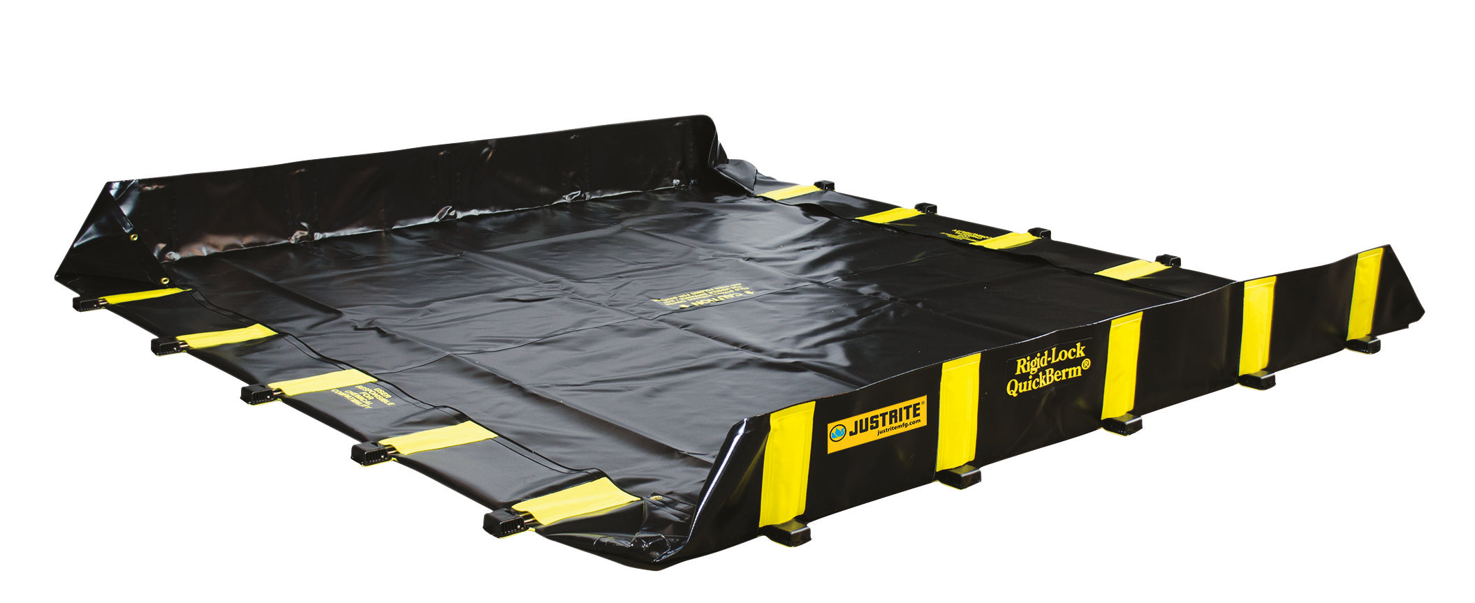 Spill containment sump passable without grid 3200x3200x305, textile PVC coated
