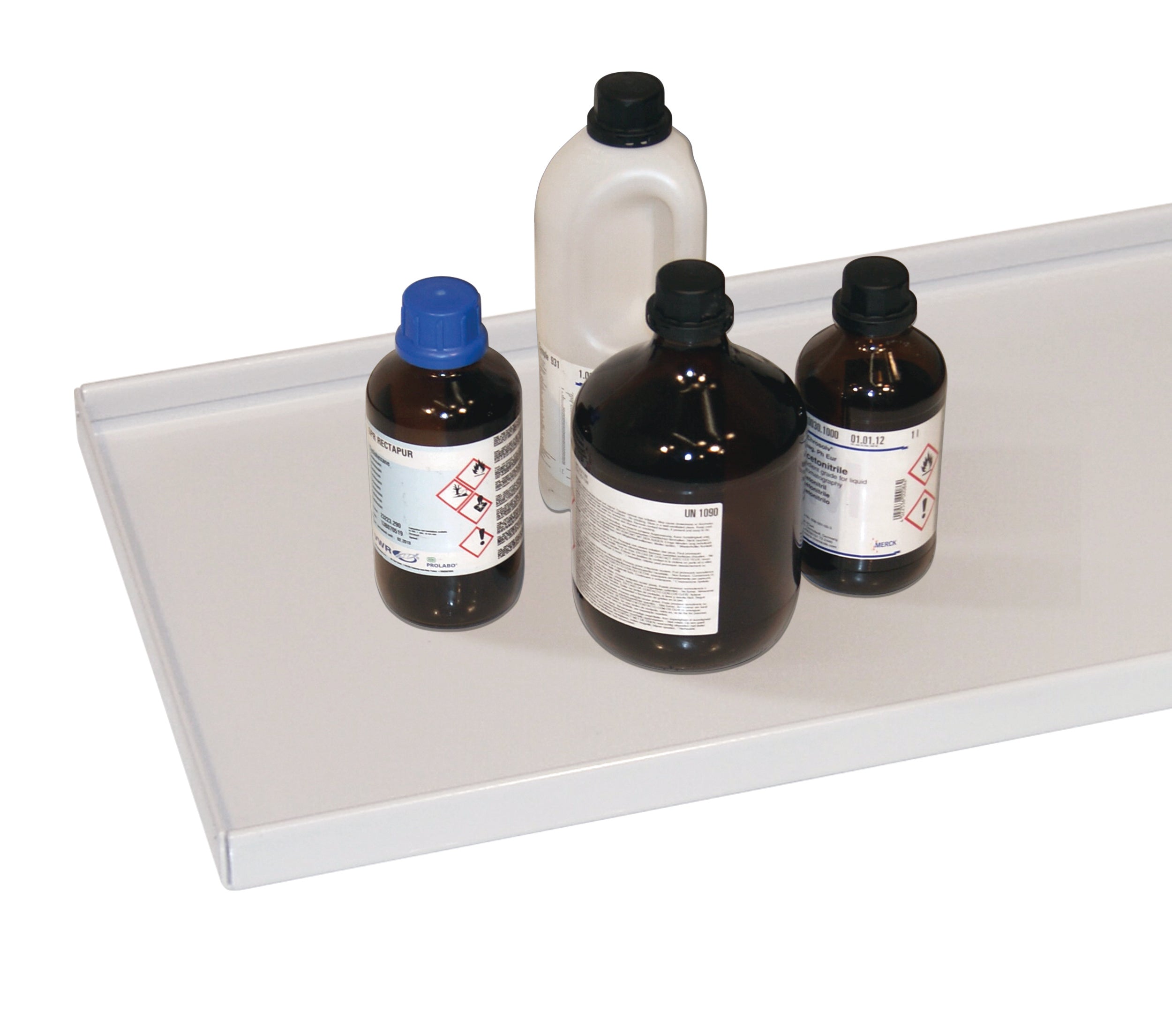Shelf standard for model(s): V90 with width 450/810 mm, sheet steel powder-coated smooth