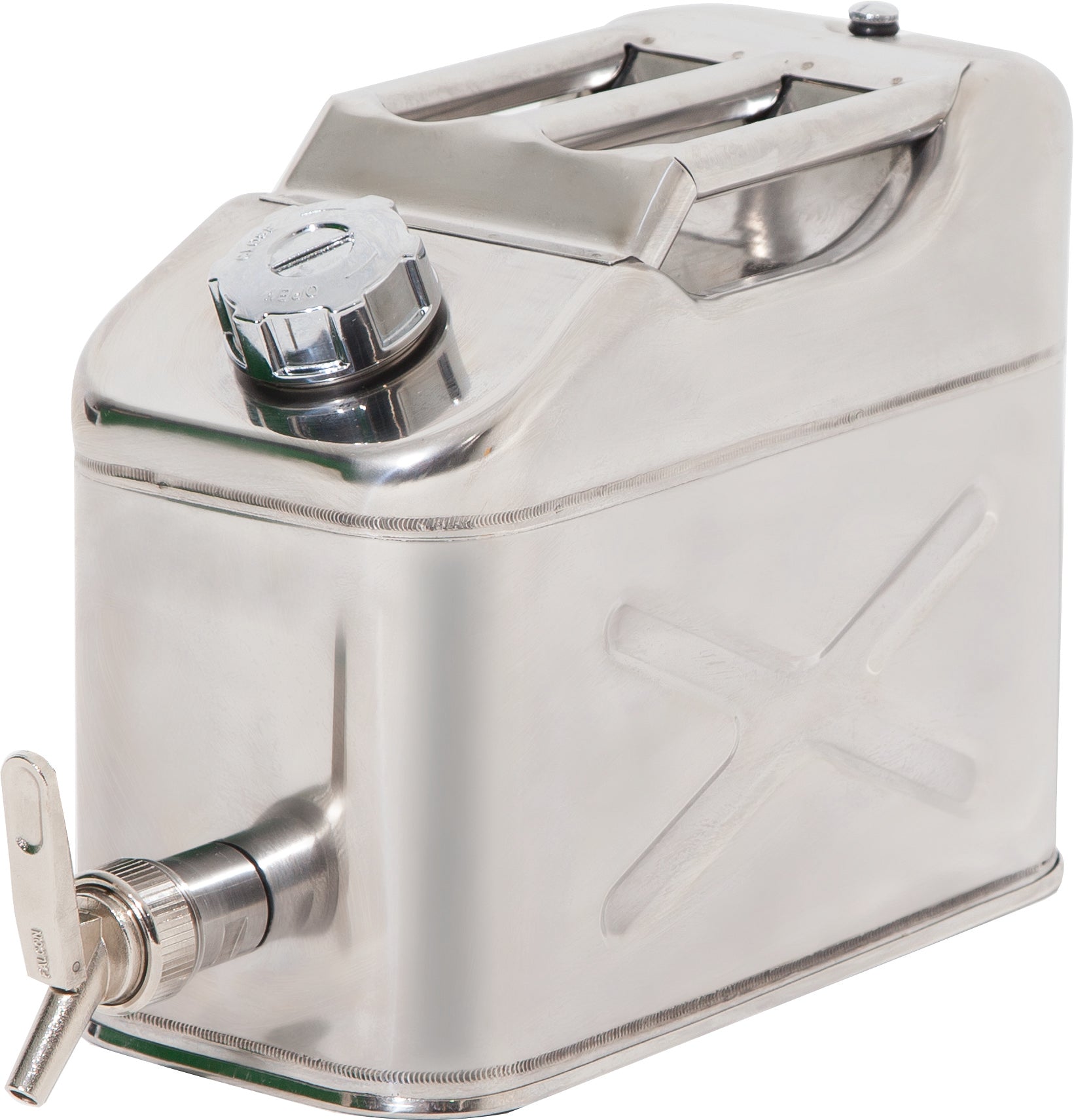 Safety canister st.steel 1.4301, 10 L, stainless steel 1.431 polished