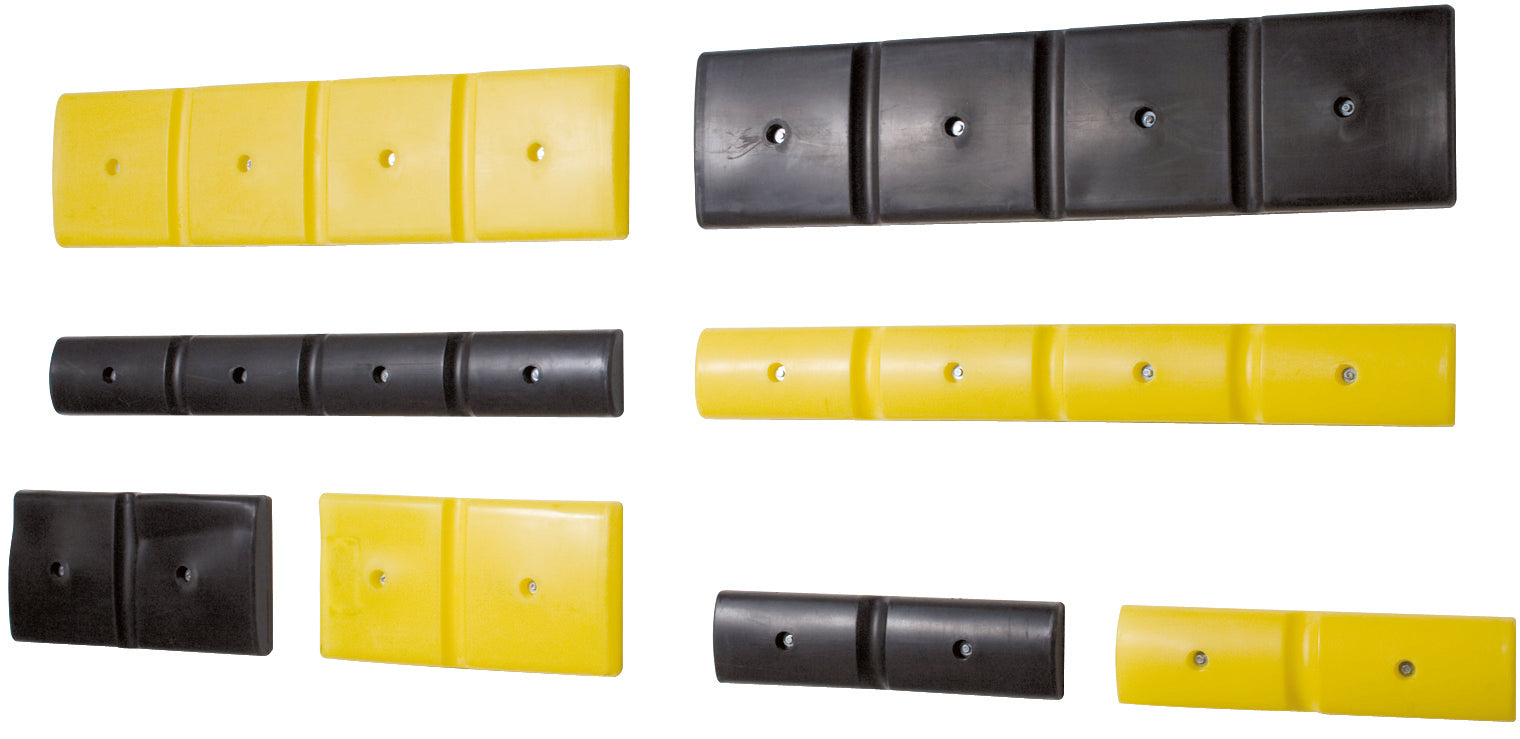 Wall protector 500 narrow polyethylene yellow, polyethylen