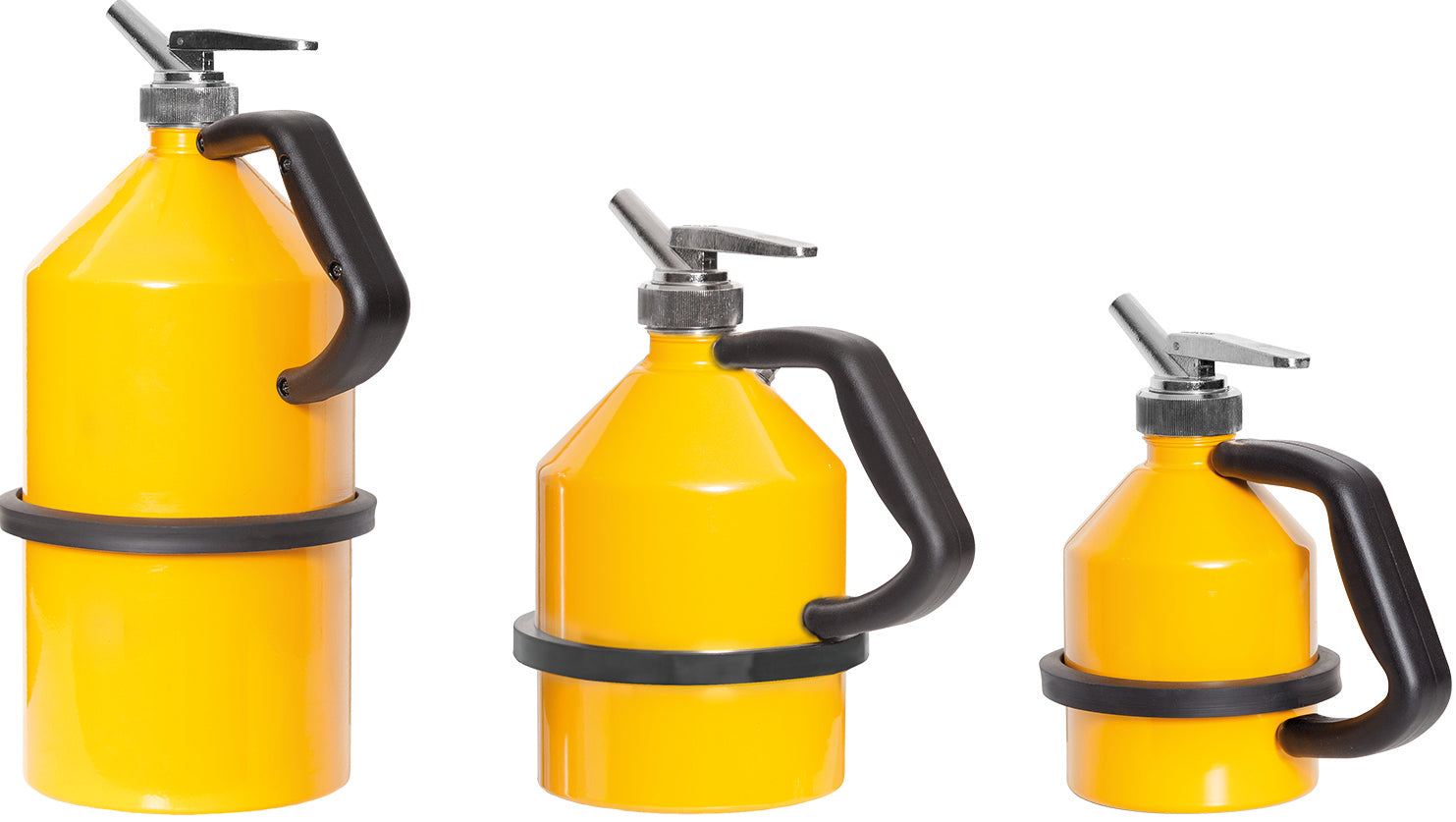 Pouring can steel yellow, 1 L, steel galvanized and powder coated