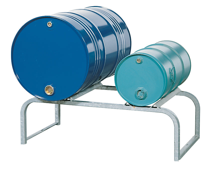 Drum mount steel galvanised for 2 barrel (200 L) 1160x600x380 mm, steel galvanized