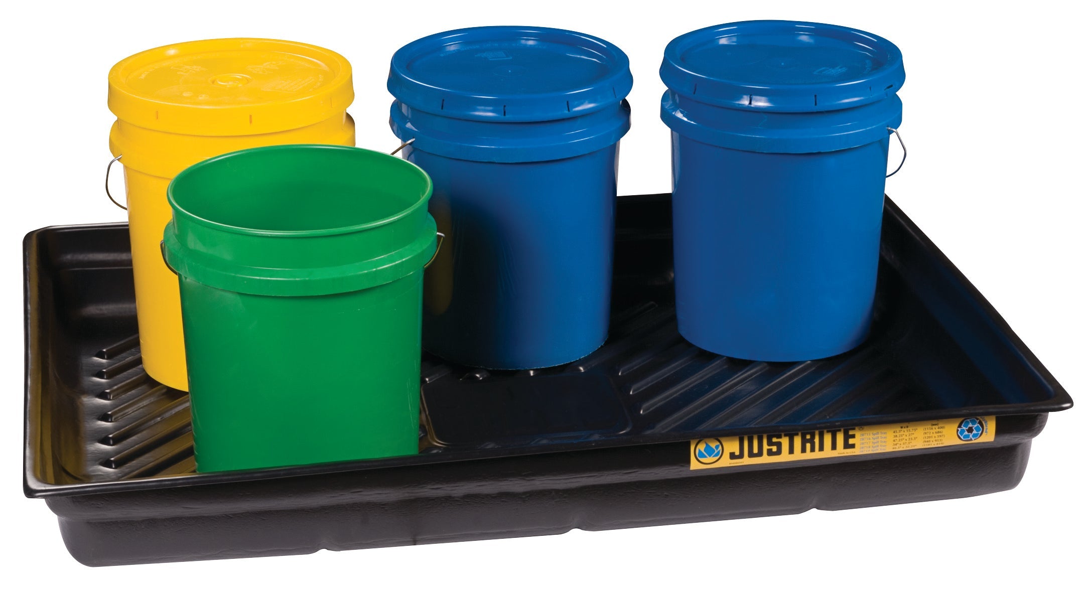 Sump for small containers PE without grid 1194x838x139, polyethylen