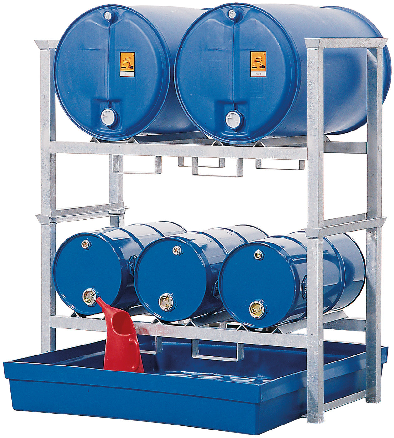 Fill and storage station sump made of PE 1335x1200x1580, steel galvanized