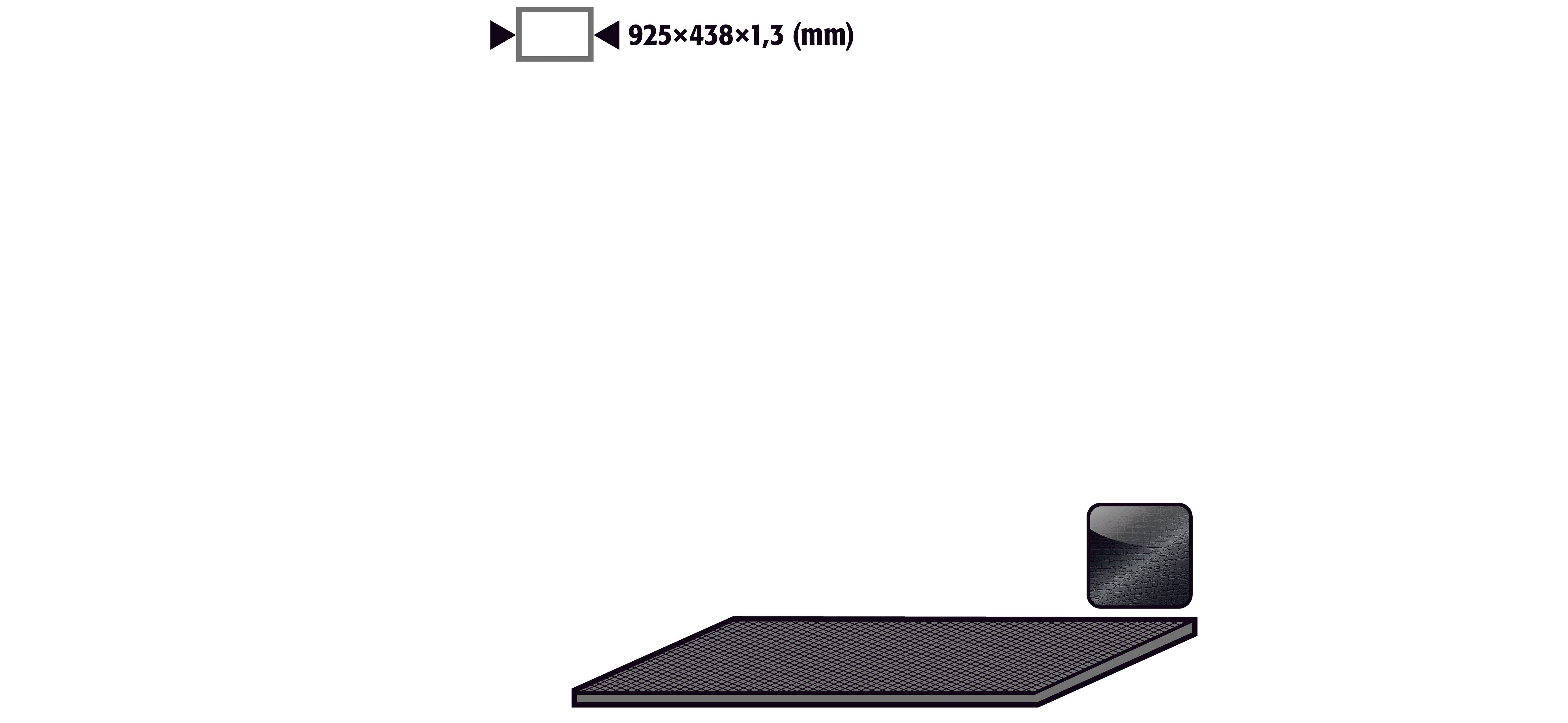Anti-slip rubber mat for model(s): UB90, UB30 with width 1100 mm,