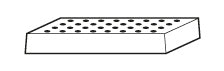 Lochblecheinsatz Standard für die Verwendung in STAWA-R-Auffangwannen für Modell(e): Q90, Q30, S90 mit Breite 900 mm, Stahlblech pulverbeschichtet glatt