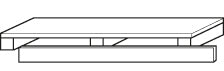 Transportsockel Höhe = 118 mm für Modell(e): S90, G90 mit Breite 1200 mm, Stahl pulverbeschichtet glatt
