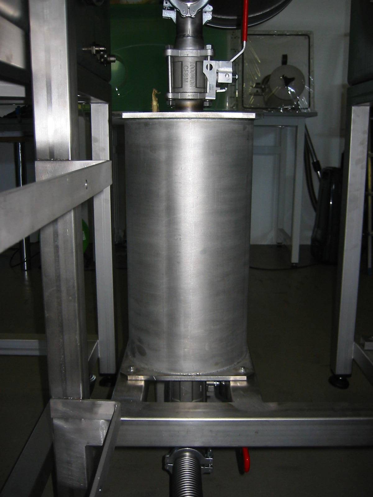 Épuration des gaz avec 1 adsorbeur et commande de rinçage intégrée avec régulation de pression