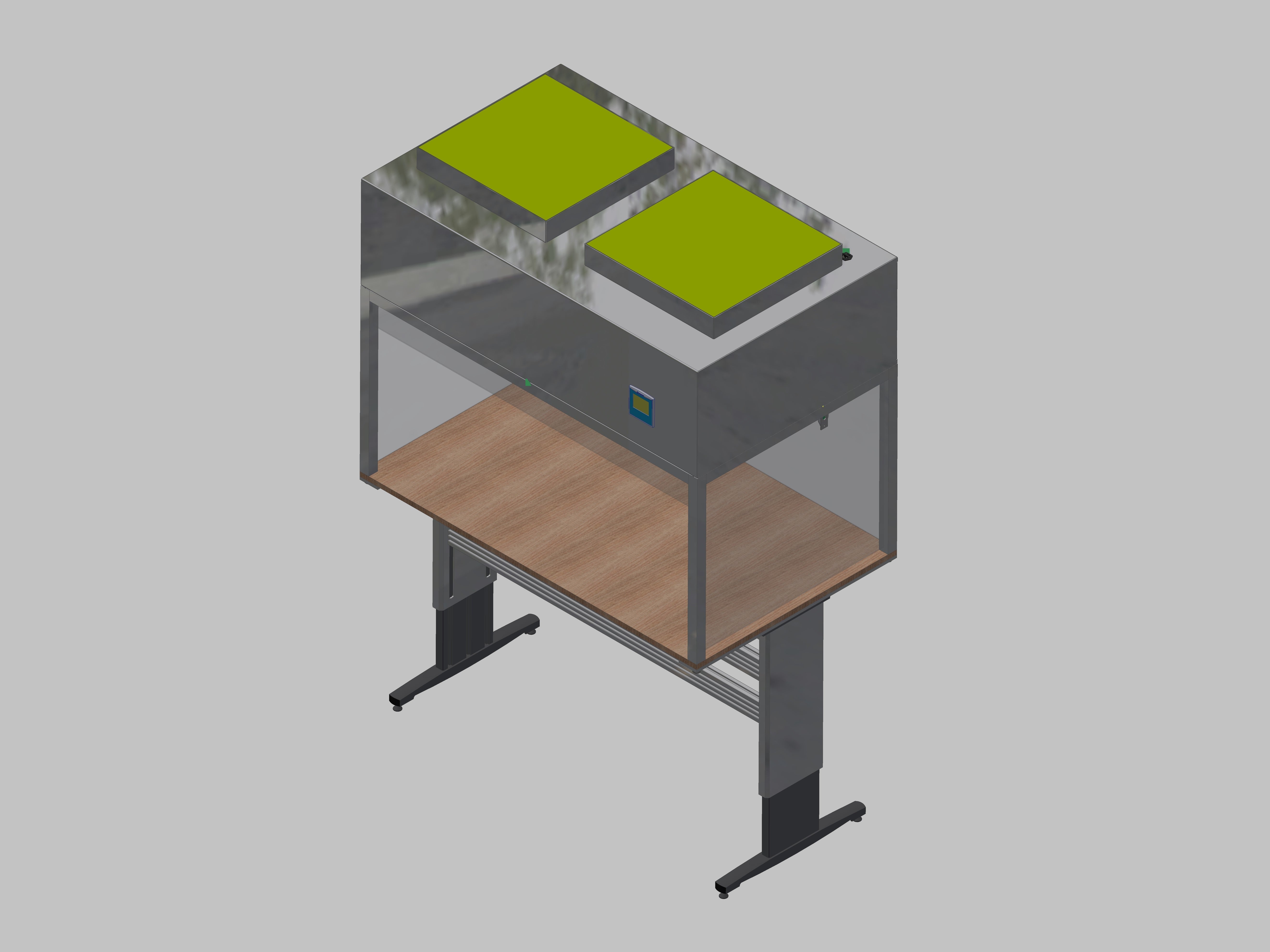 Laminarflow table model height adjustable, type: Silent/Premium